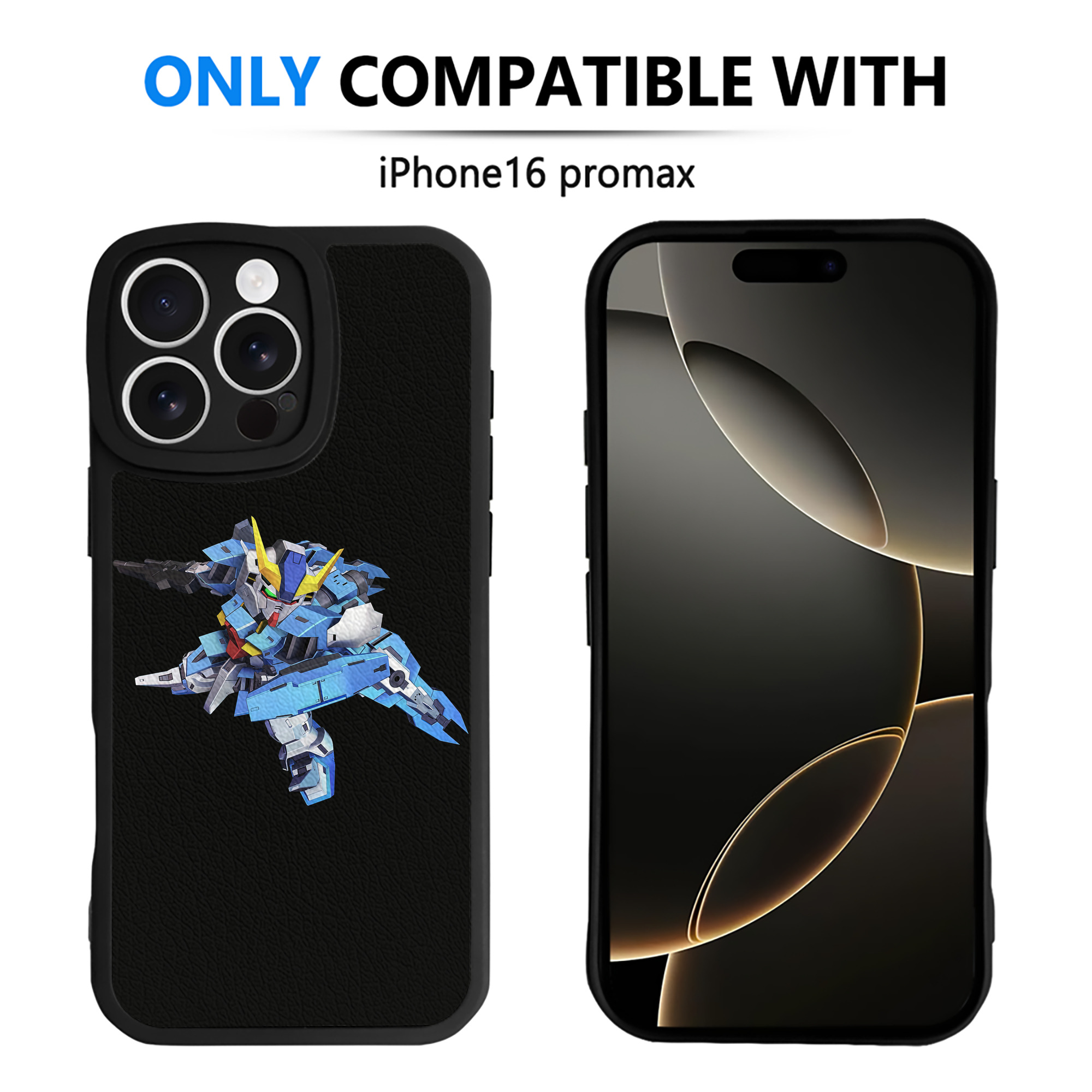 （画像用） 機動戦士ガンダム Mobile Suit Gundam 【iPhone 16シリーズ対応】シリコンスマホケース（レザー調） 材質：シリコン